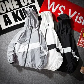 Nike Retro Sports Stand Collar Logo Print Woven Long Sleeve Jacket-4367  