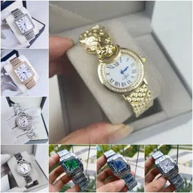 Cartier steel watch-4724  