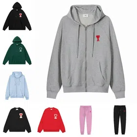 AMIPARIS Loose-fitting Pure Cotton Long-Sleeved Sweatshirt and Sweatpants-5154  