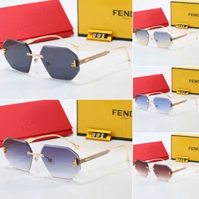Fendi metal-framed sunglasses-6132  